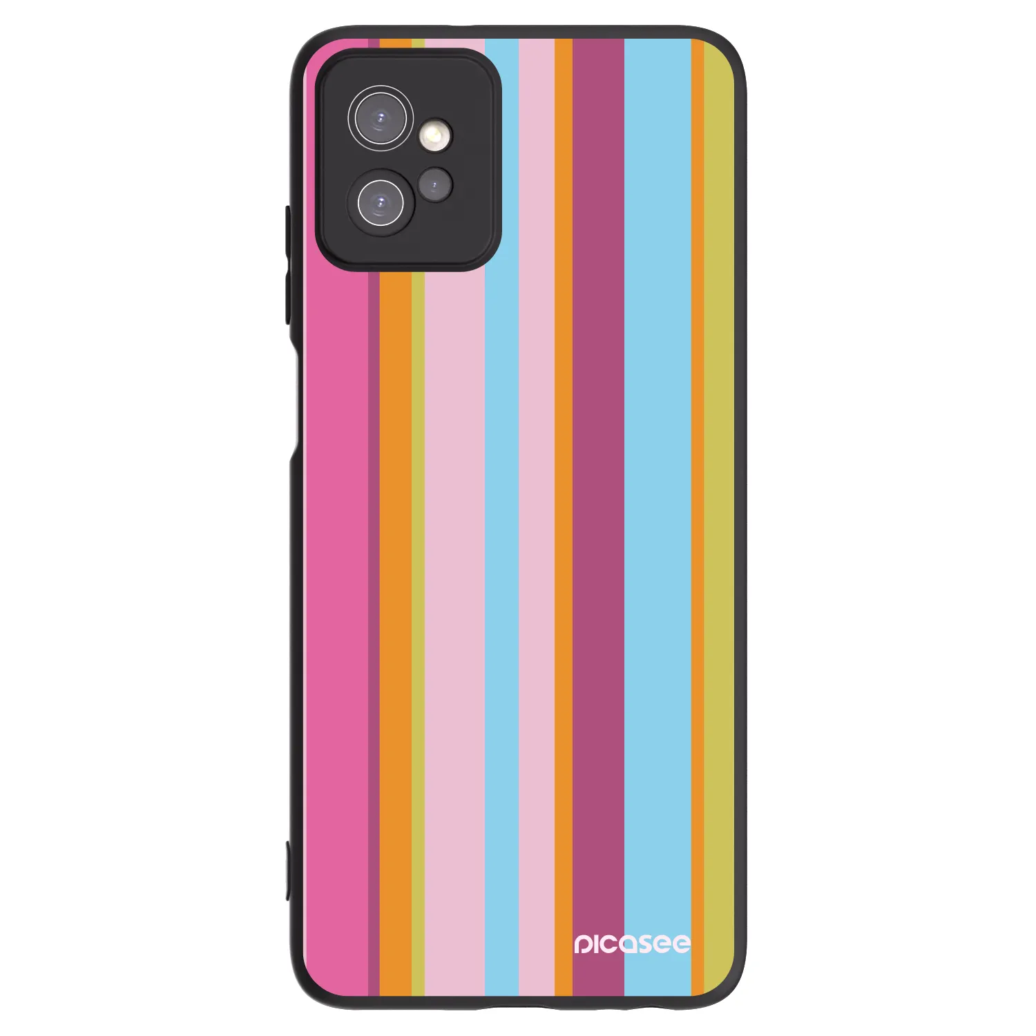 Picasee crna silikonska maskica za Motorola Moto G32 - Golden hour