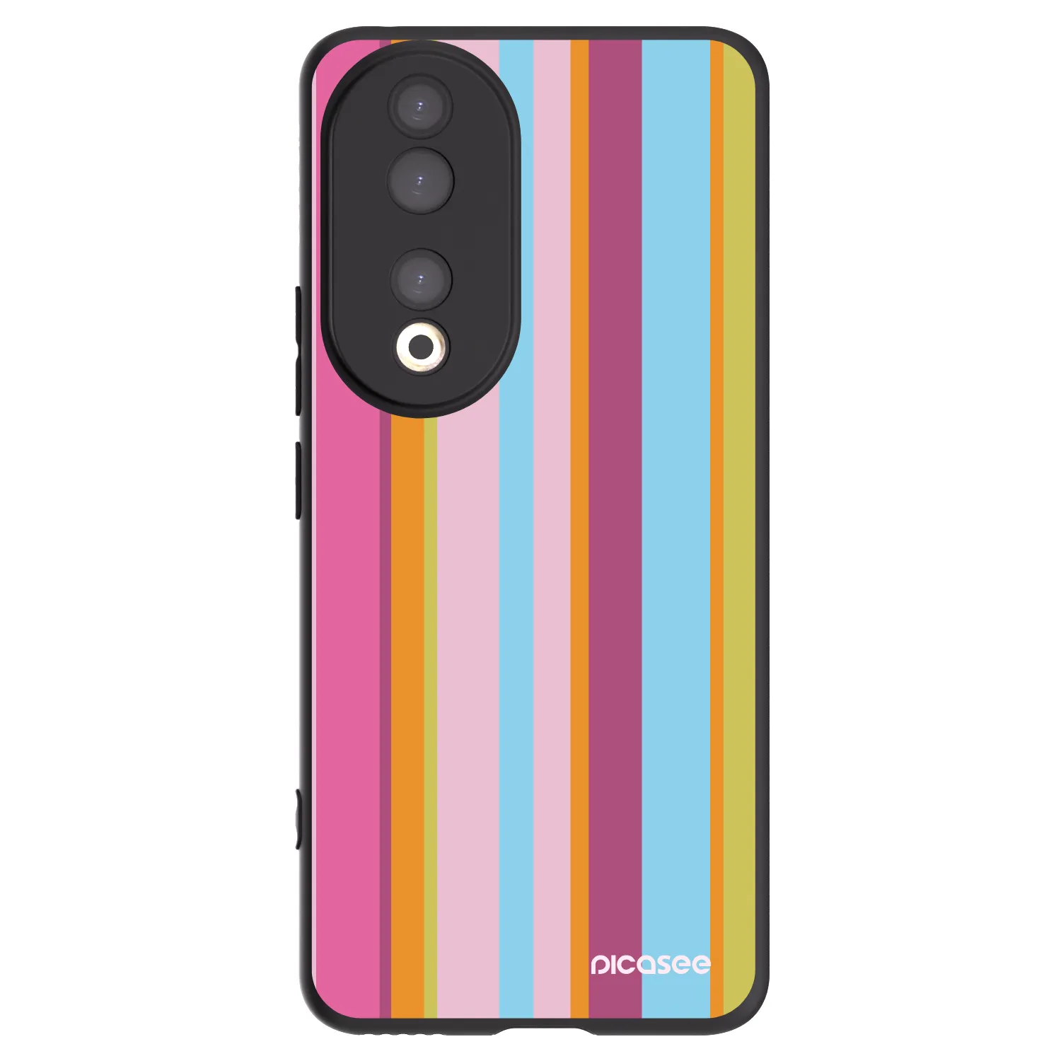 Picasee crna silikonska maskica za Honor 90 5G - Golden hour