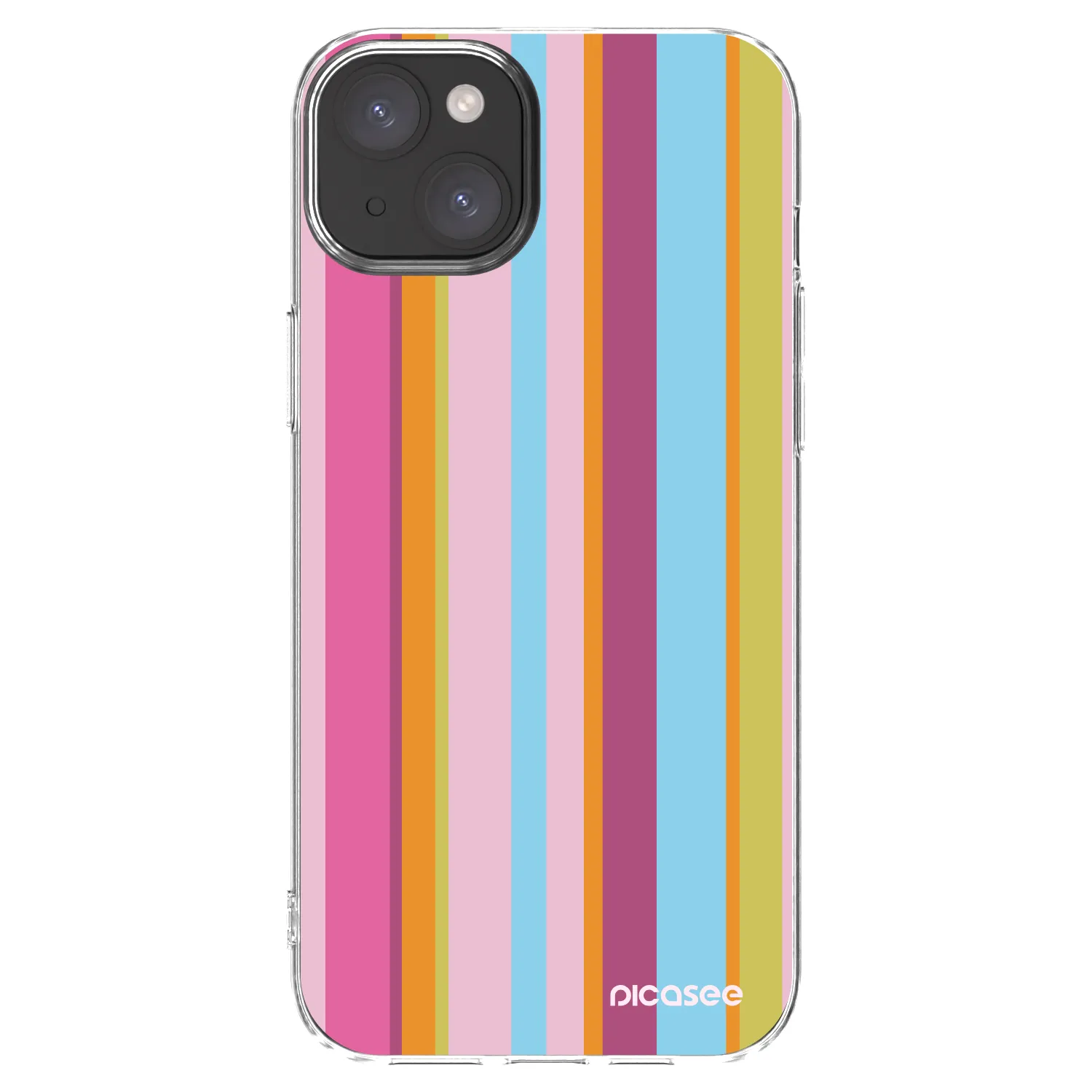 Picasee silikonska prozirna maskica za Apple iPhone 15 Plus - Golden hour
