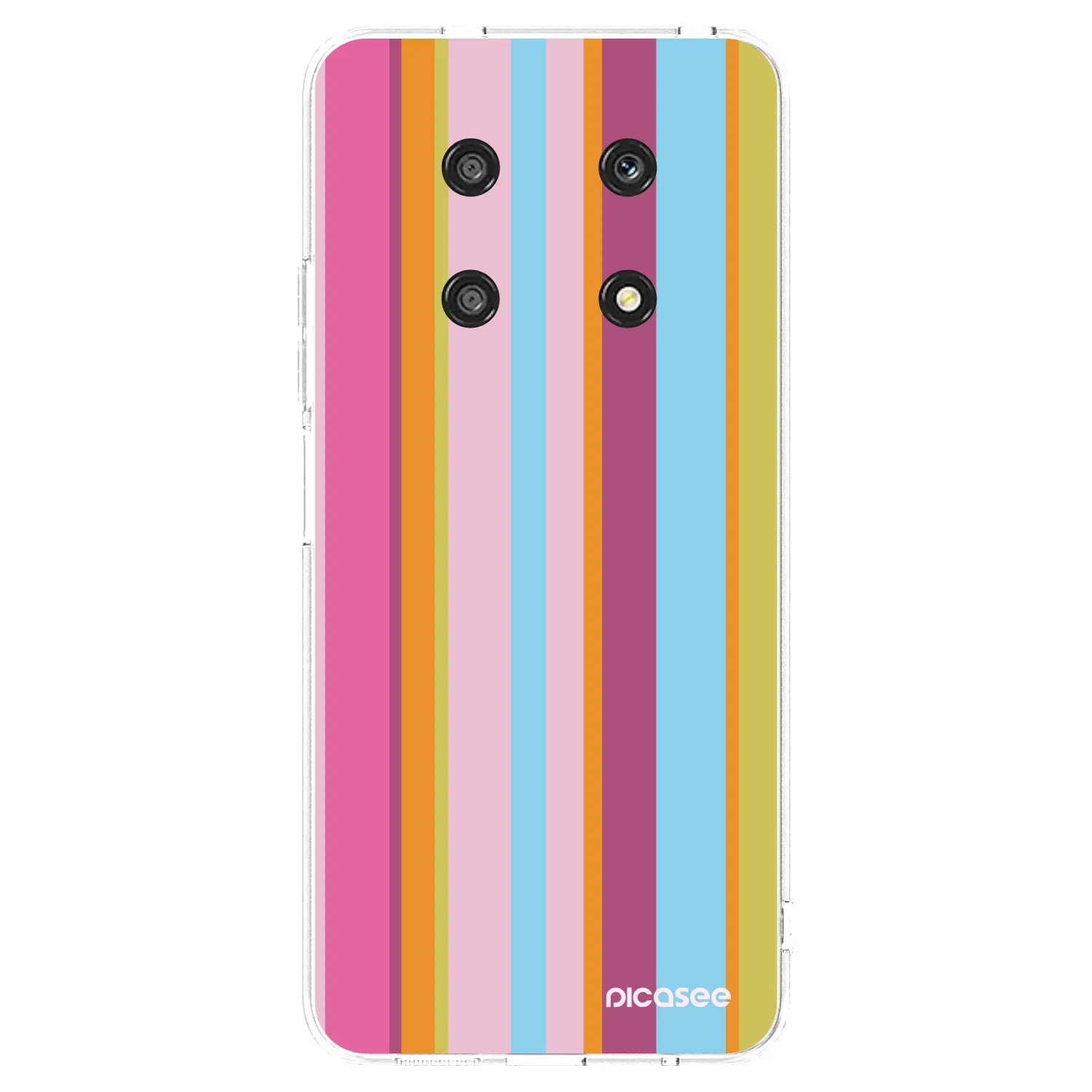 Picasee silikonska prozirna maskica za Honor Magic4 Lite 5G - Golden hour
