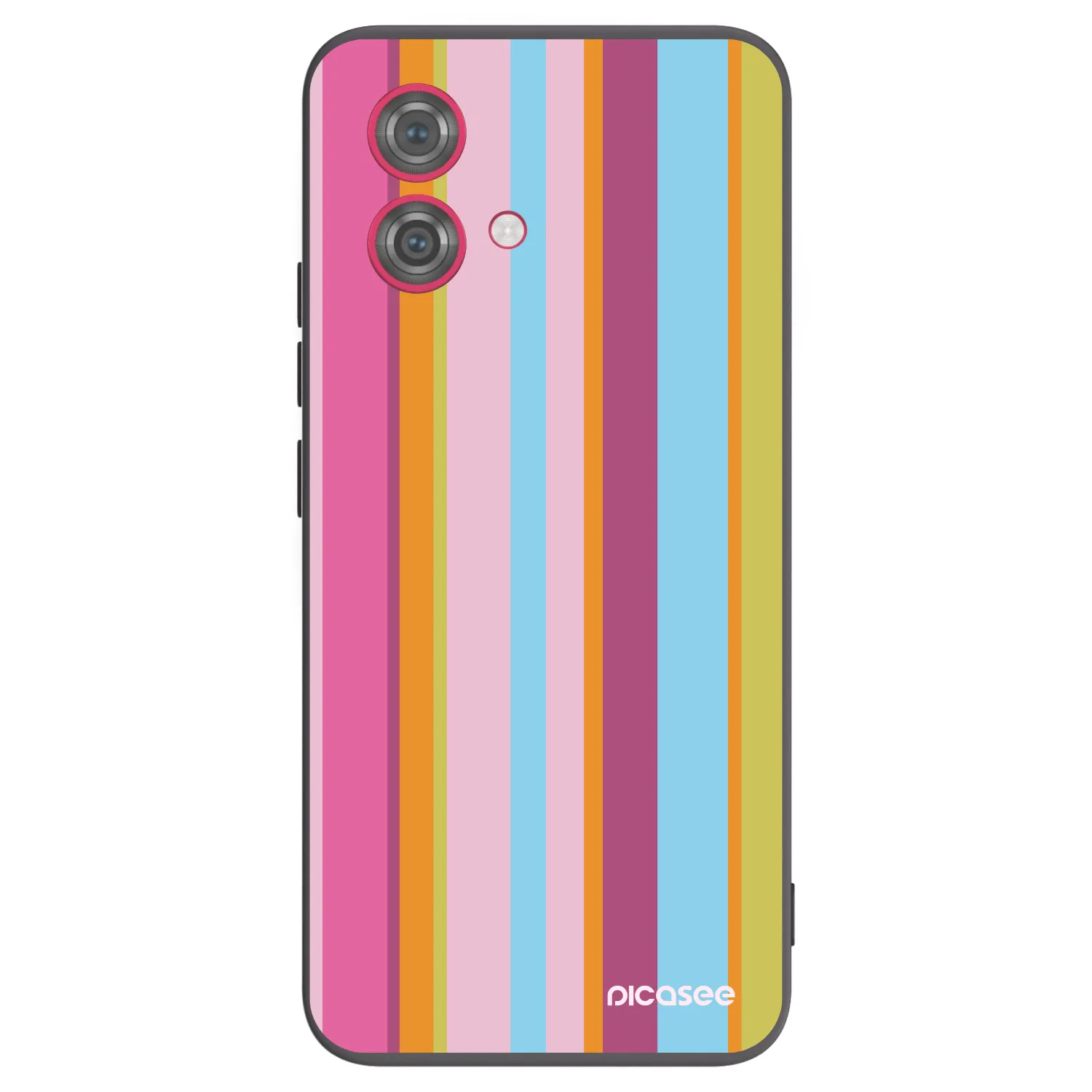 Picasee crna silikonska maskica za Motorola Moto G84 5G - Golden hour
