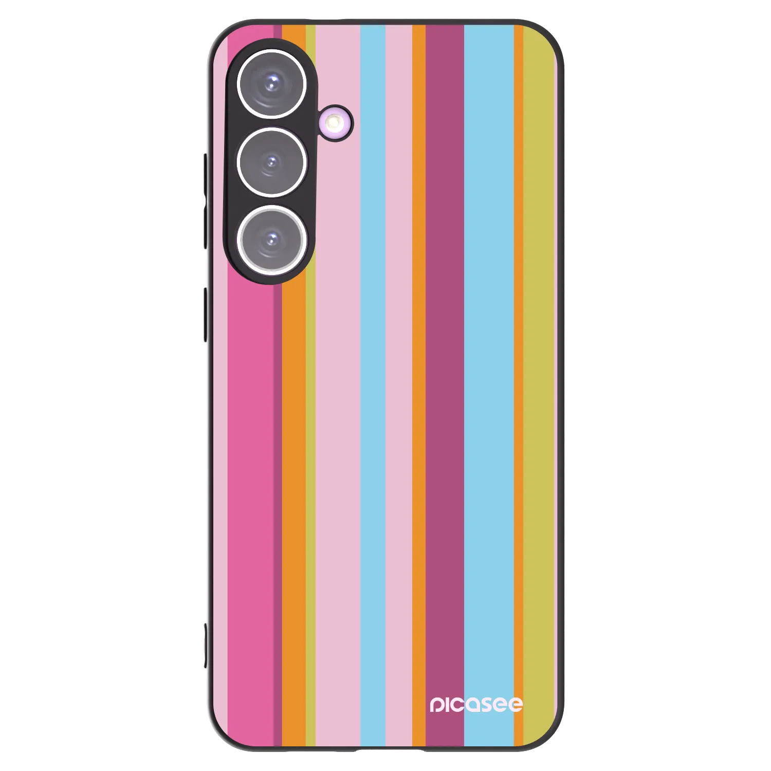 Picasee crna silikonska maskica za Samsung Galaxy S24+ S926B 5G - Golden hour