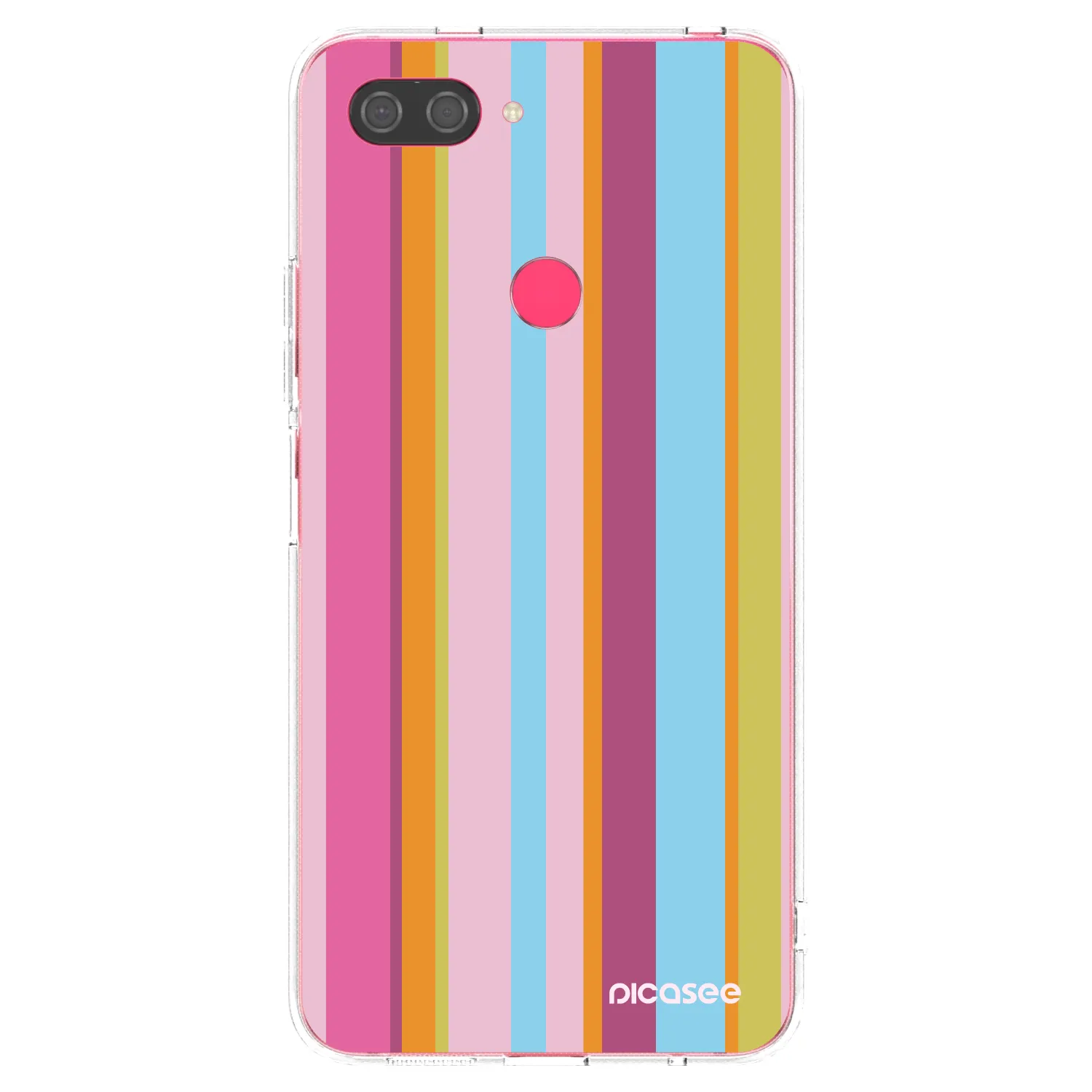 Picasee silikonska prozirna maskica za Xiaomi Mi 8 Lite - Golden hour