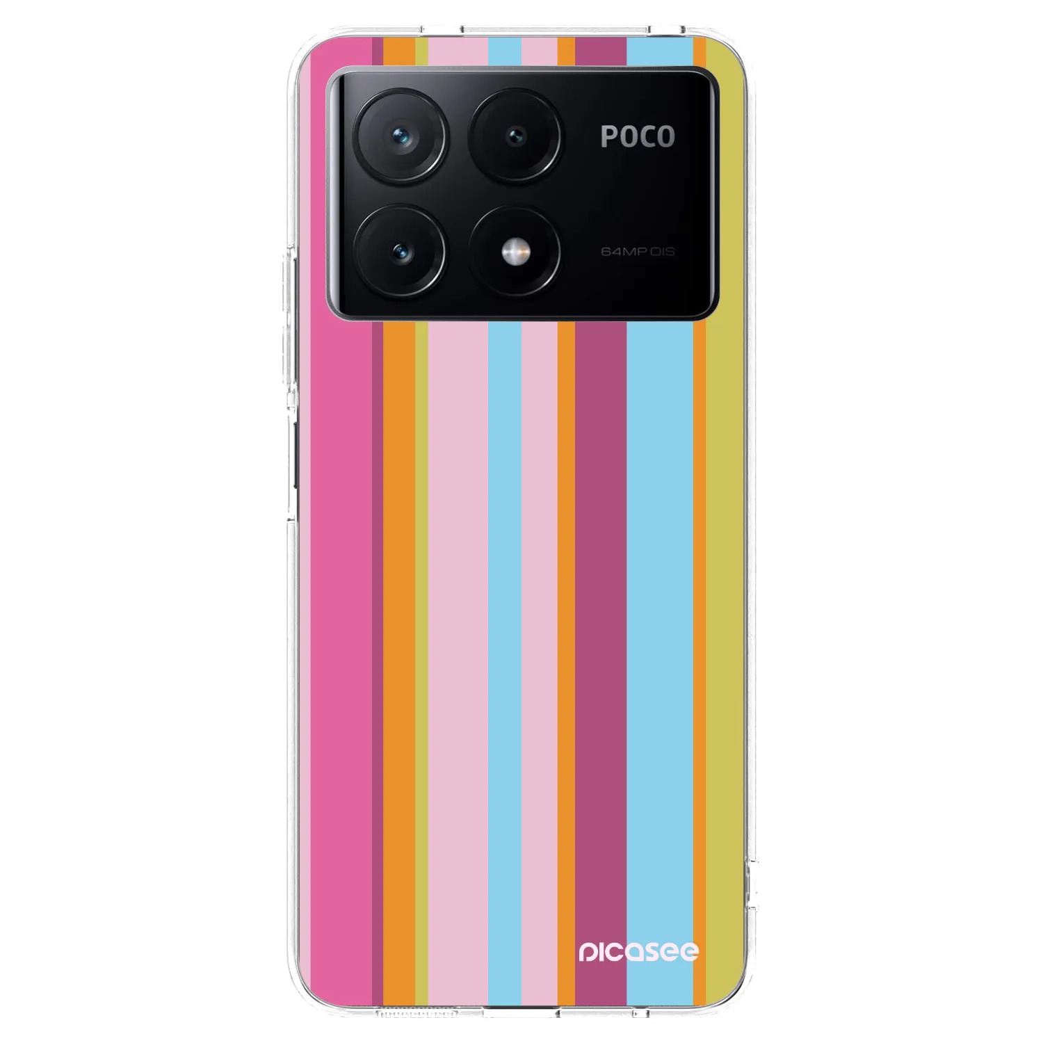 Picasee silikonska prozirna maskica za Xiaomi Poco X6 Pro - Golden hour