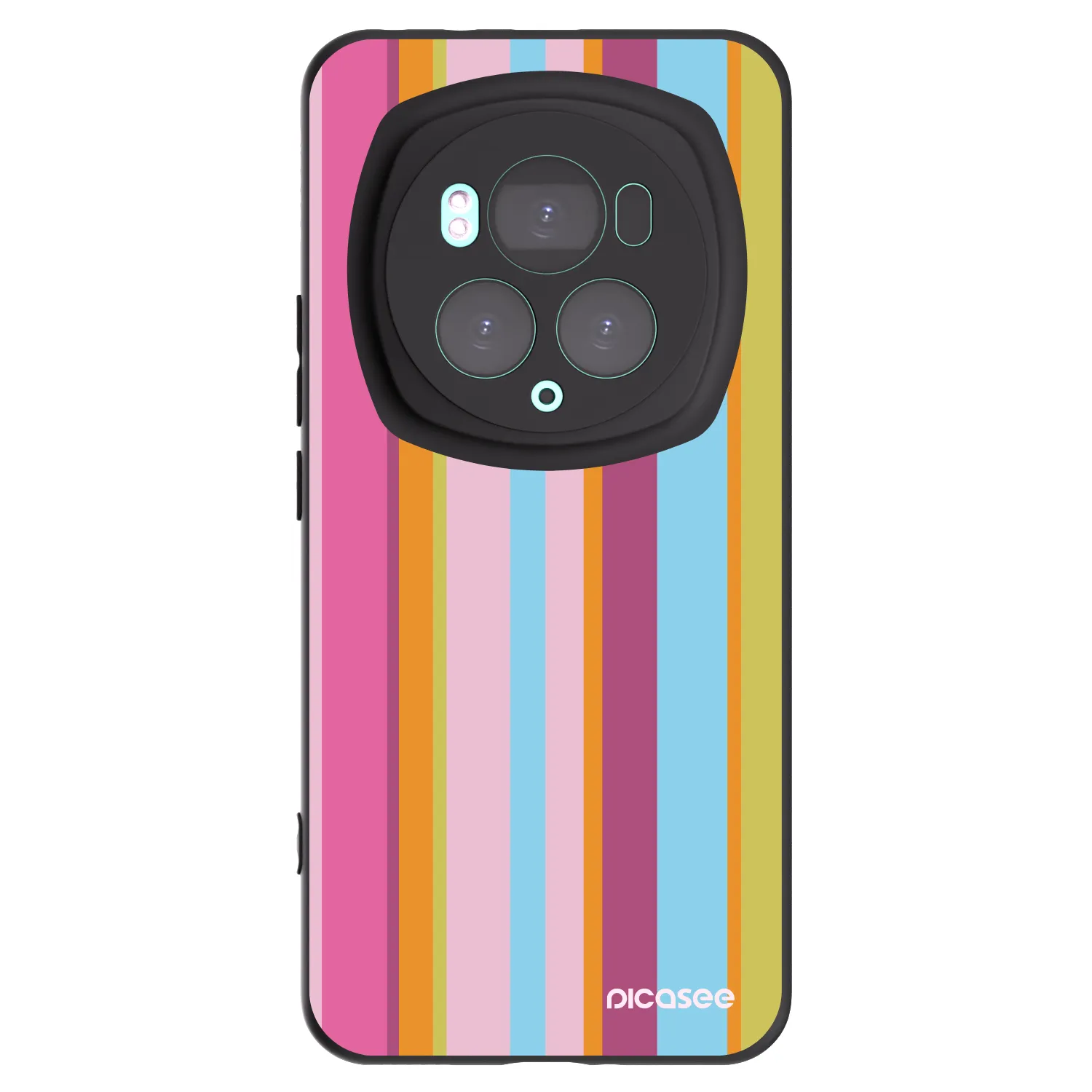 Picasee crna silikonska maskica za Honor Magic6 Pro - Golden hour