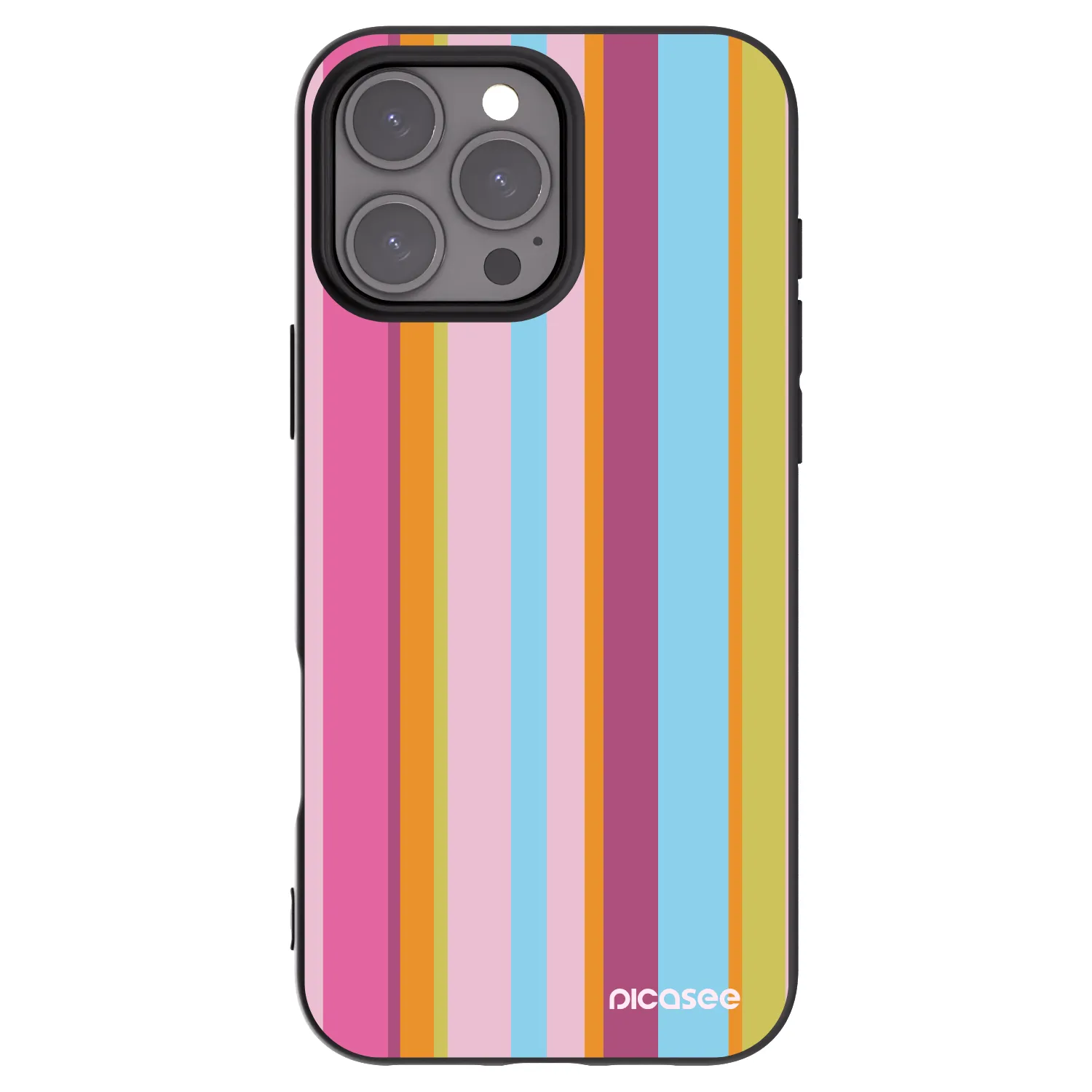 Picasee crna silikonska maskica za Apple iPhone 16 Pro Max - Golden hour