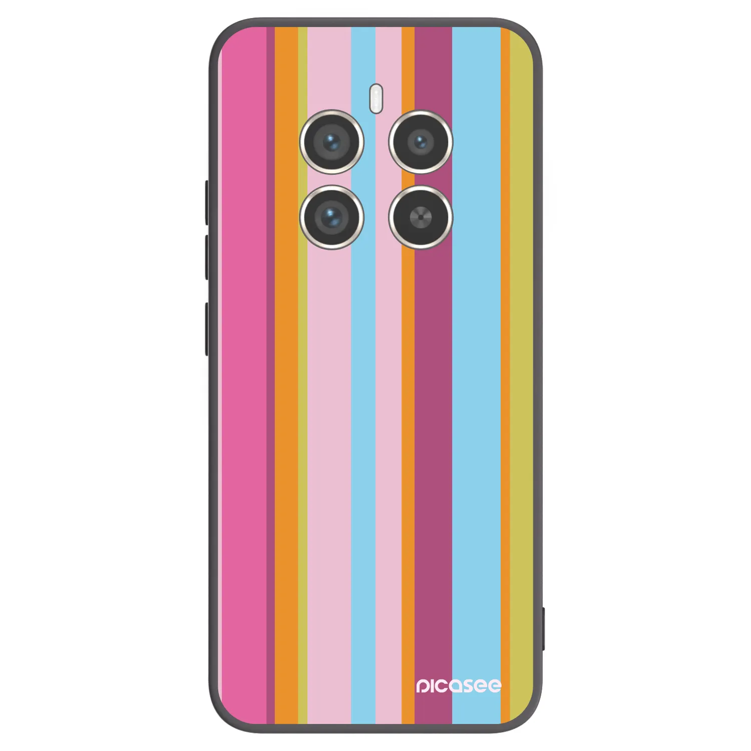 Picasee crna silikonska maskica za Realme 12 Pro 5G - Golden hour