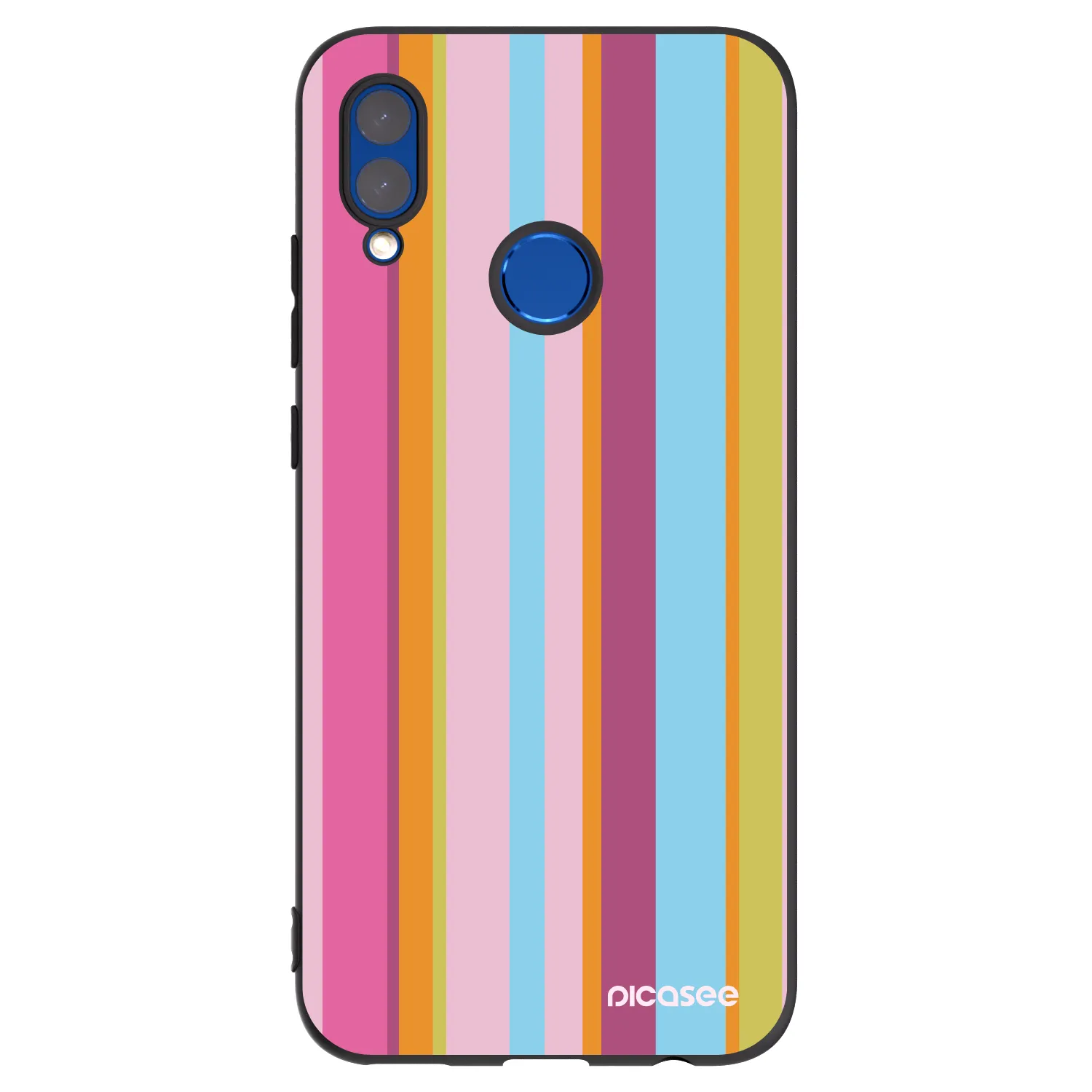 Picasee crna silikonska maskica za Honor 10 Lite - Golden hour