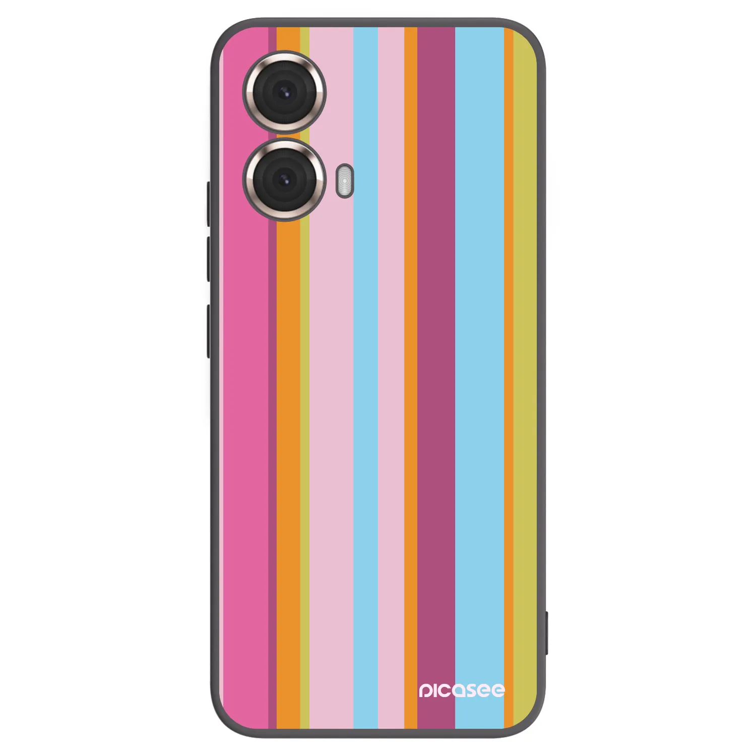 Picasee crna silikonska maskica za Motorola Moto G85 - Golden hour