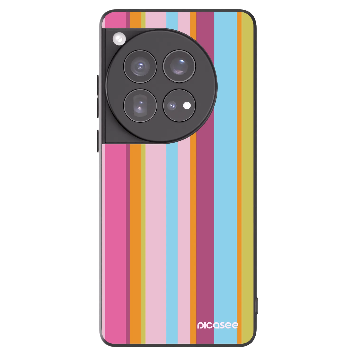 Picasee crna silikonska maskica za OnePlus 12 5G - Golden hour