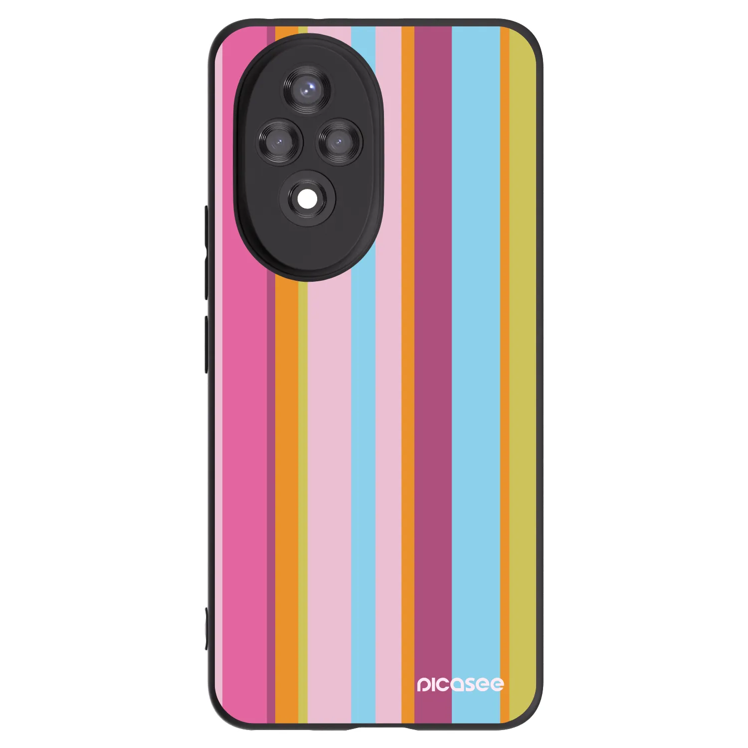 Picasee crna silikonska maskica za Honor 200 Pro 5G - Golden hour