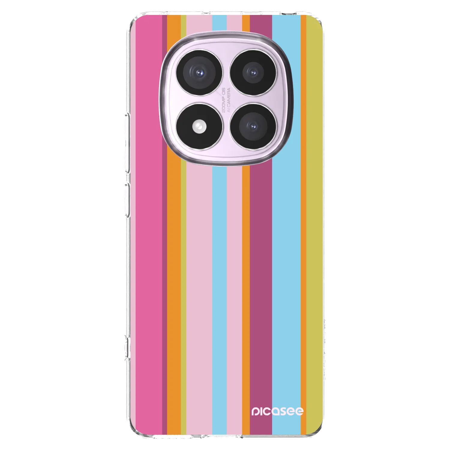 Picasee silikonska prozirna maskica za Xiaomi Redmi Note 14 Pro 5G - Golden hour
