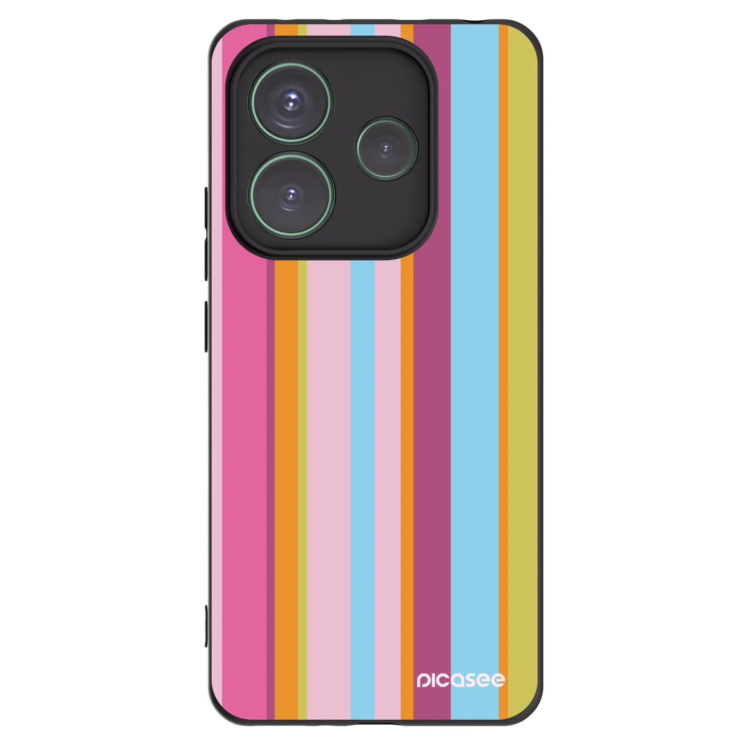 Picasee crna silikonska maskica za Xiaomi Redmi Note 14 5G - Golden hour