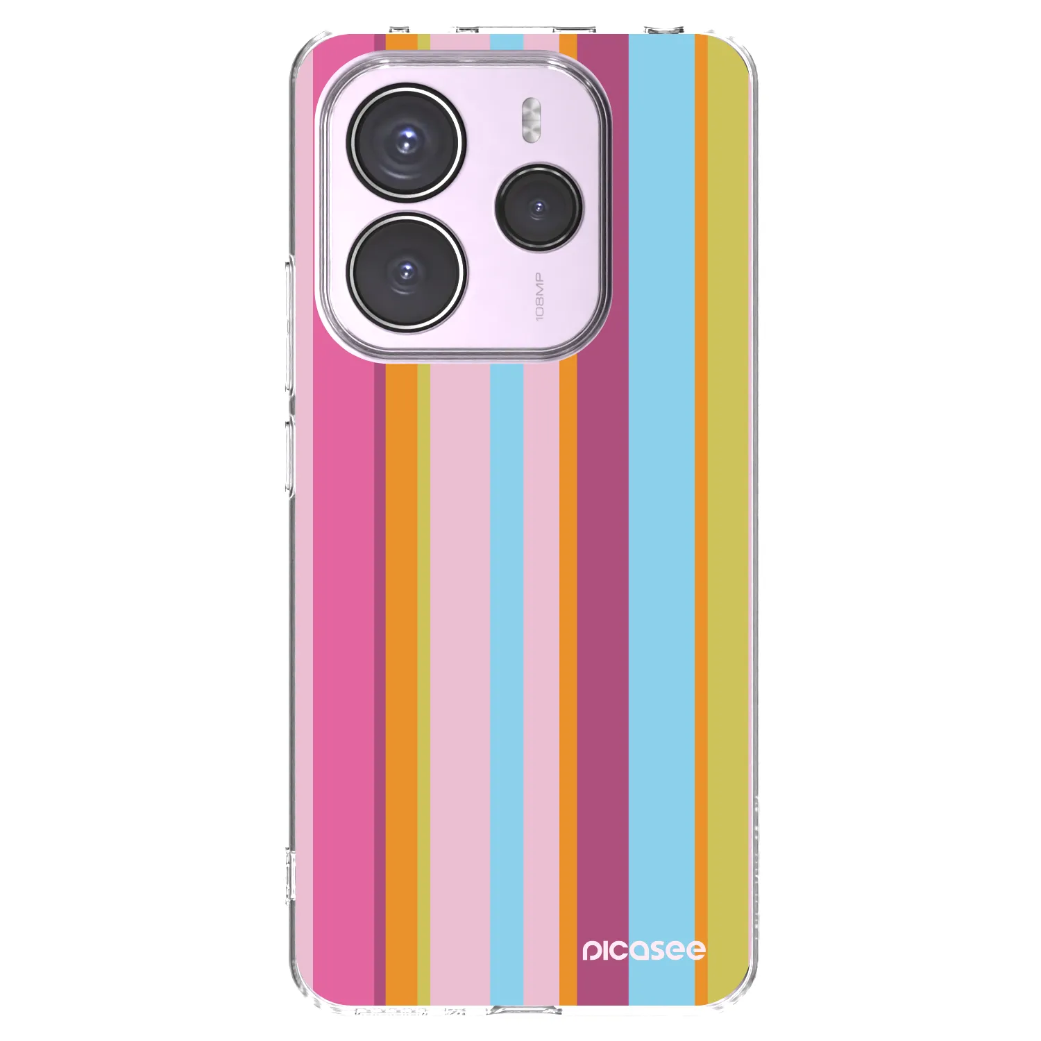 Picasee silikonska prozirna maskica za Xiaomi Redmi Note 14 5G - Golden hour