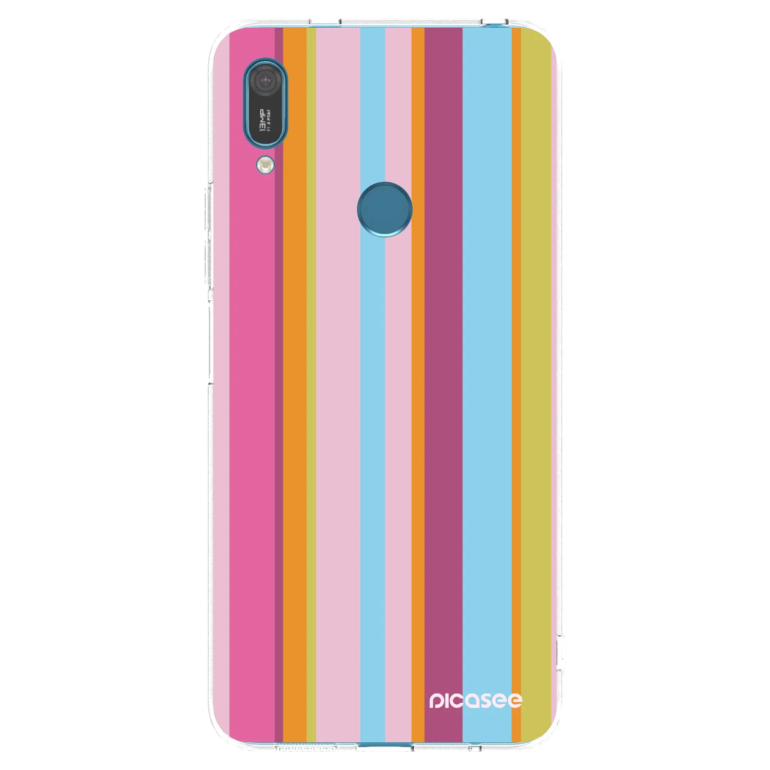 Picasee silikonska prozirna maskica za Huawei Y7 2019 - Golden hour
