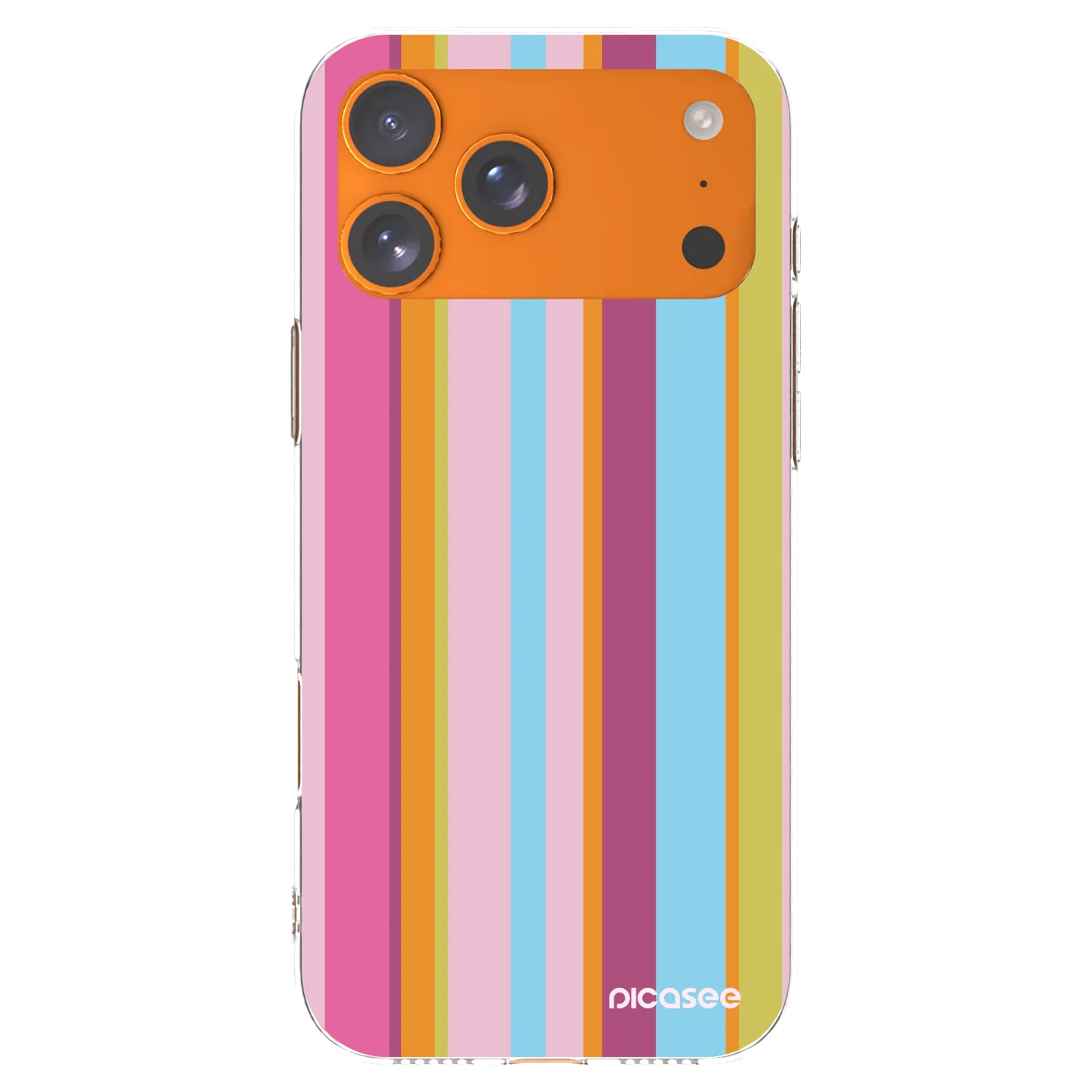 Picasee silikonska prozirna maskica za Apple iPhone 17 Pro Max - Golden hour