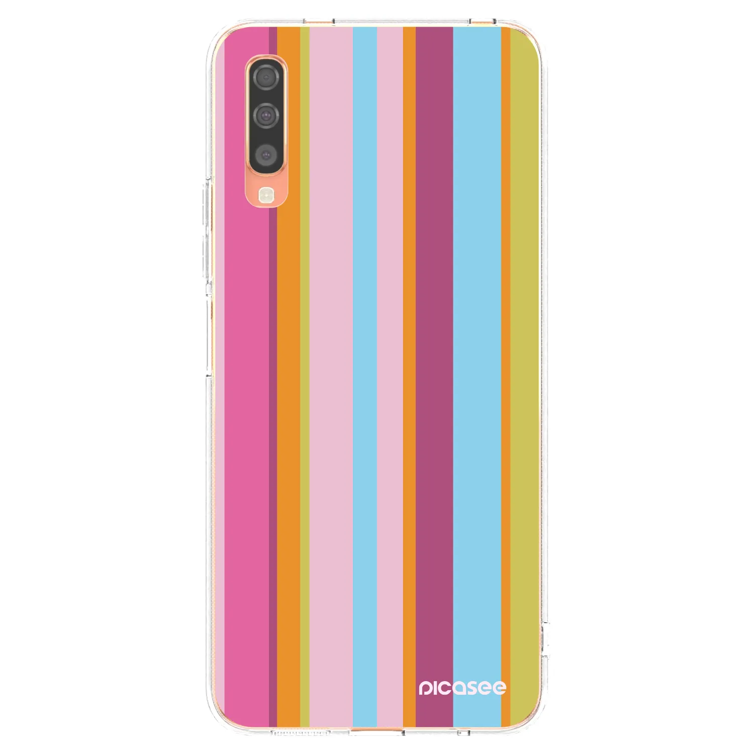 Picasee silikonska prozirna maskica za Samsung Galaxy A70 A705F - Golden hour