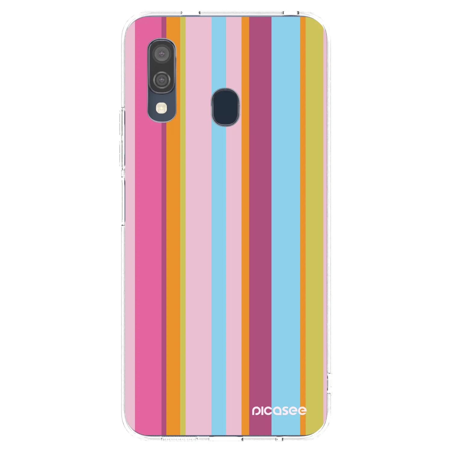 Picasee silikonska prozirna maskica za Samsung Galaxy A40 A405F - Golden hour