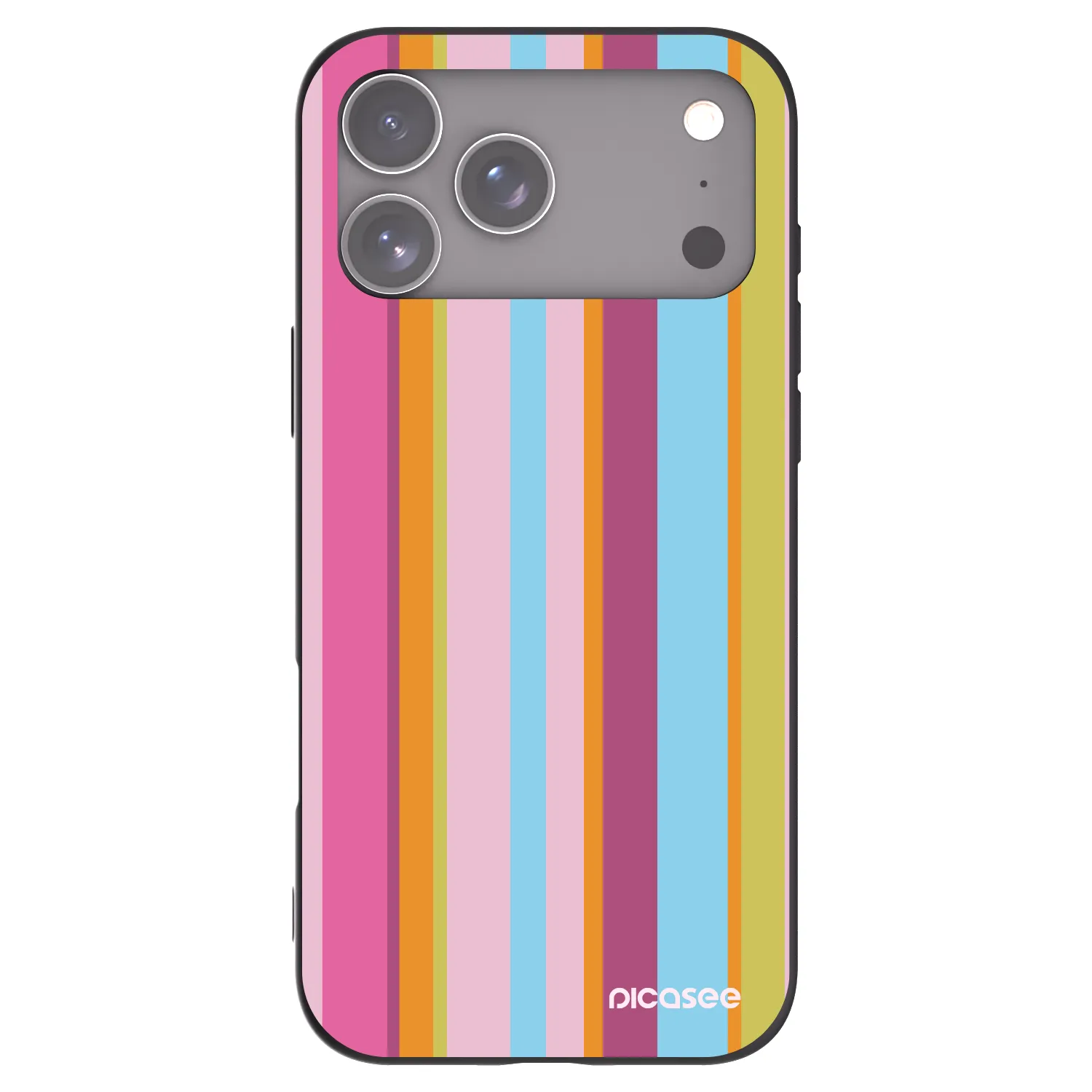 Picasee crna silikonska maskica za Apple iPhone 18 Pro Max - Golden hour
