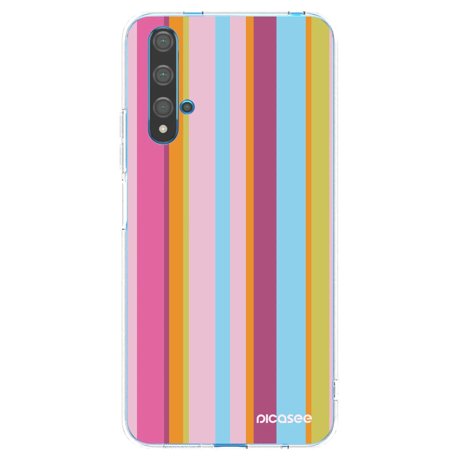 Picasee silikonska prozirna maskica za Huawei Nova 5T - Golden hour