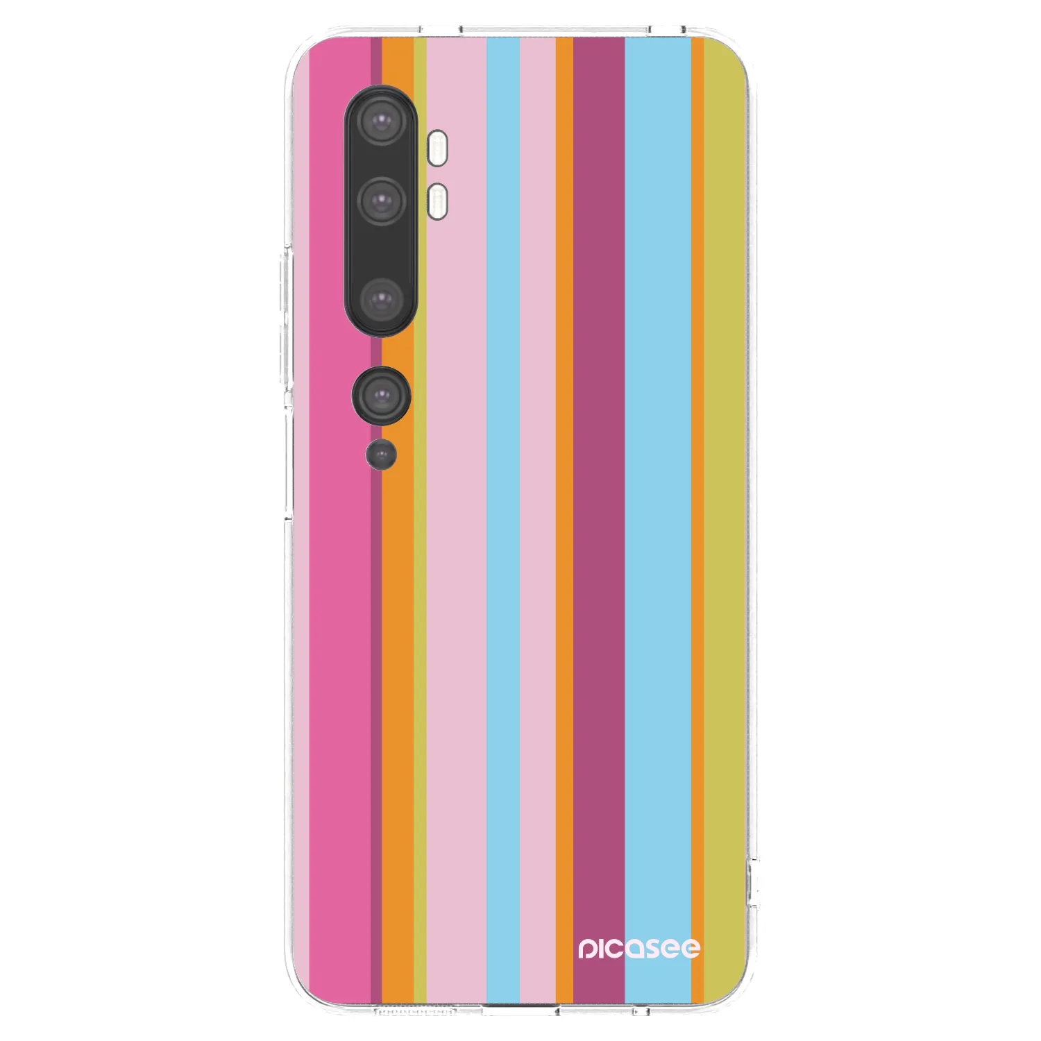 Picasee silikonska prozirna maskica za Xiaomi Mi Note 10 (Pro) - Golden hour