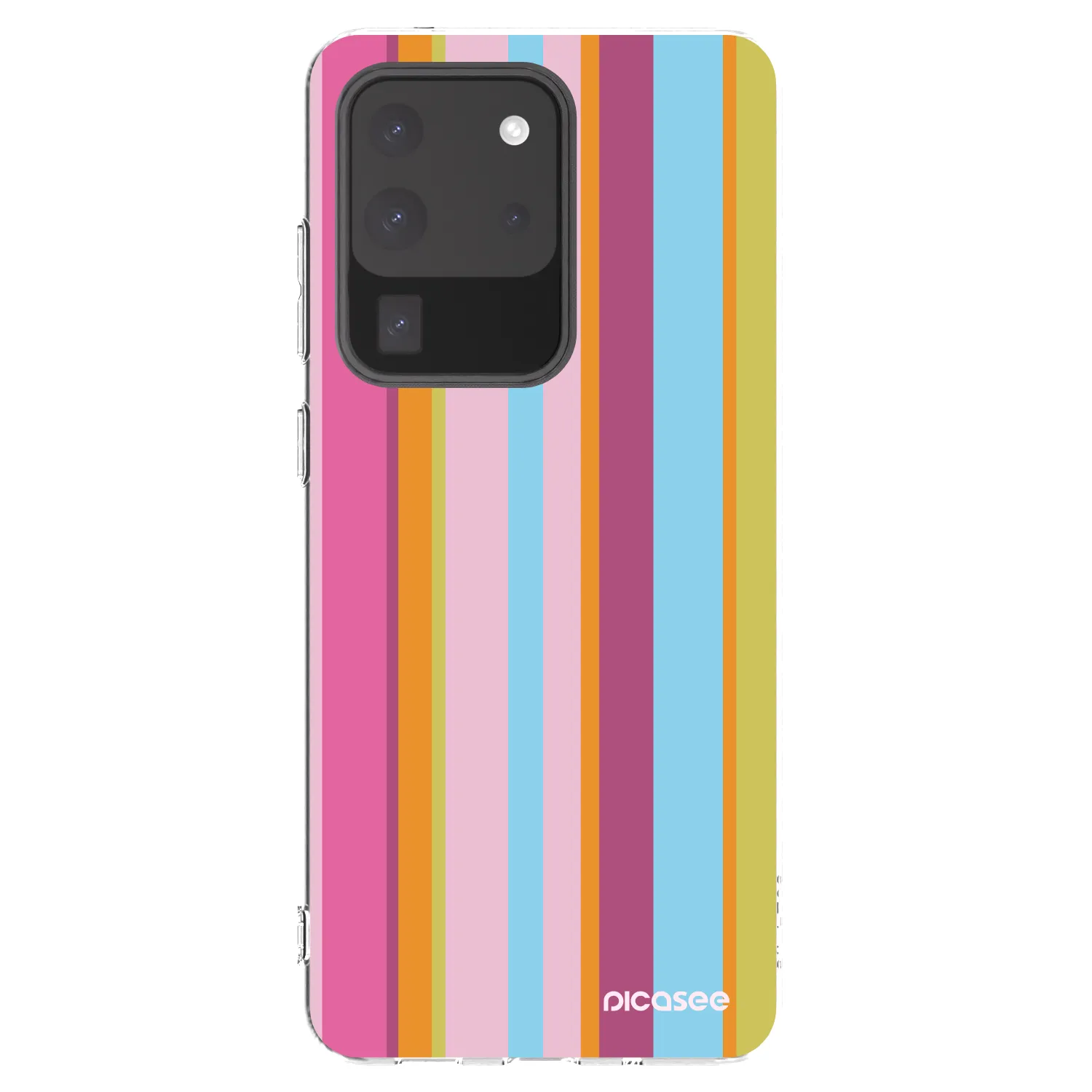 Picasee silikonska prozirna maskica za Samsung Galaxy S20 Ultra 5G G988F - Golden hour