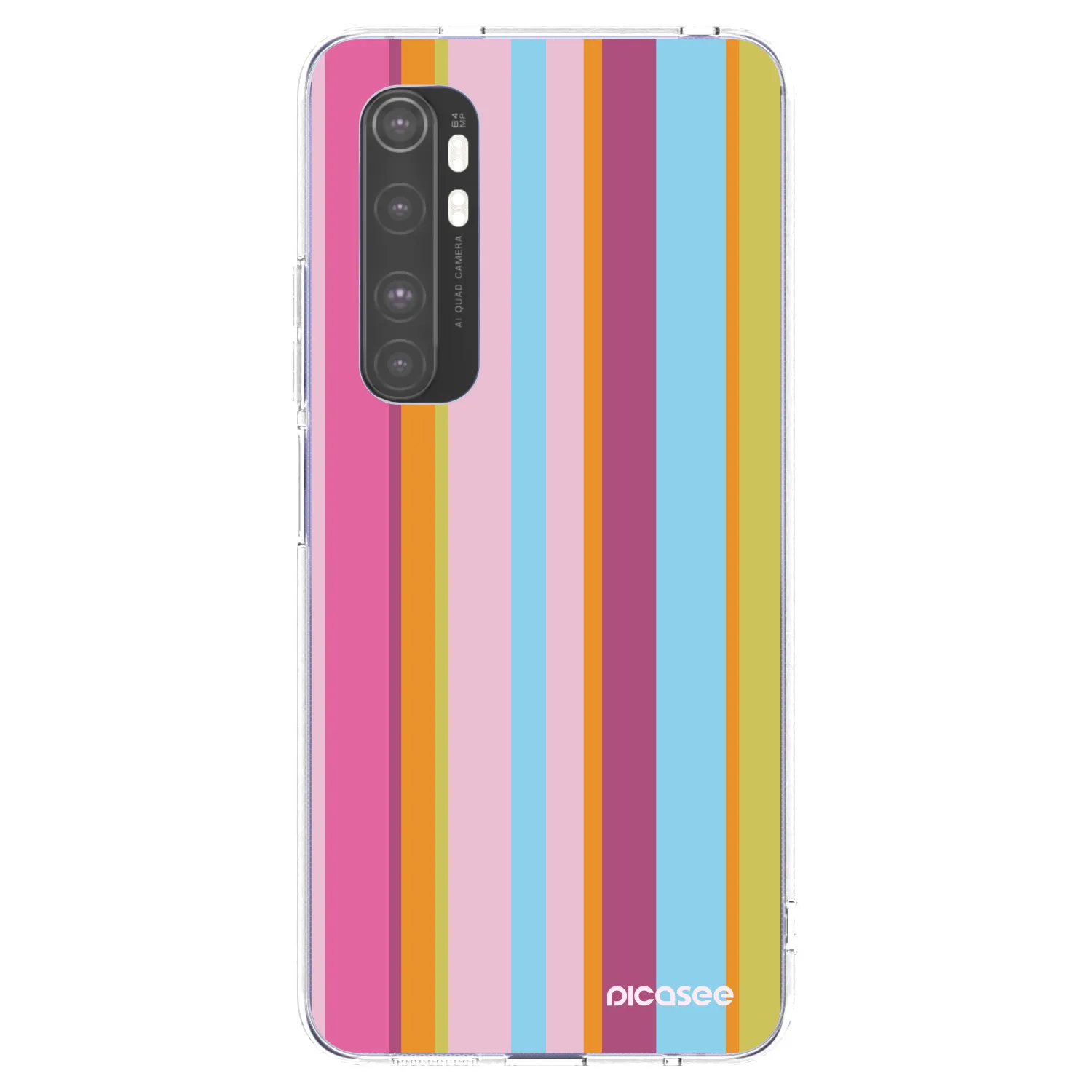 Picasee silikonska prozirna maskica za Xiaomi Mi Note 10 Lite - Golden hour
