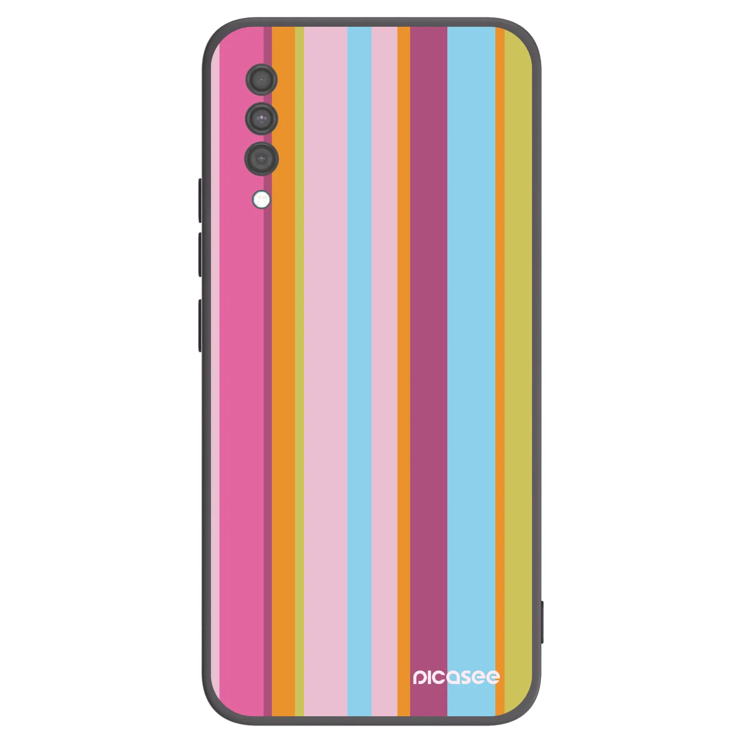 Picasee crna silikonska maskica za Samsung Galaxy A30s A307F - Golden hour