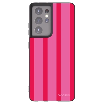 Picasee crna silikonska maskica za Samsung Galaxy S21 Ultra 5G G998B - Hot tropic