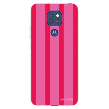 Picasee silikonska prozirna maskica za Motorola Moto G9 Play - Hot tropic