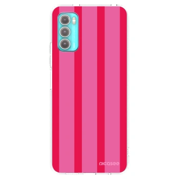 Picasee silikonska prozirna maskica za Motorola Moto G60 - Hot tropic