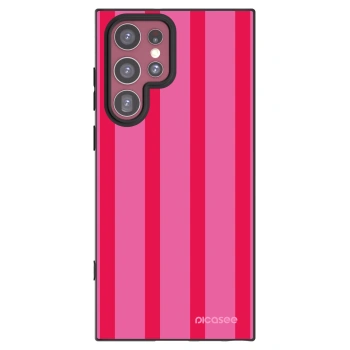Picasee crna silikonska maskica za Samsung Galaxy S22 Ultra 5G - Hot tropic