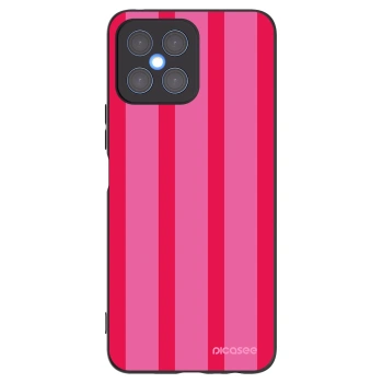 Picasee crna silikonska maskica za Honor X8 4G - Hot tropic