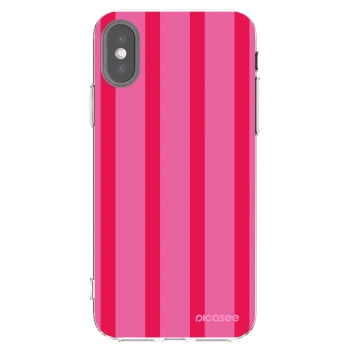 Picasee silikonska prozirna maskica za Apple iPhone X/XS - Hot tropic
