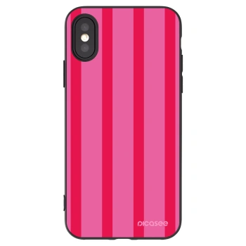 Picasee crna silikonska maskica za Apple iPhone X/XS - Hot tropic