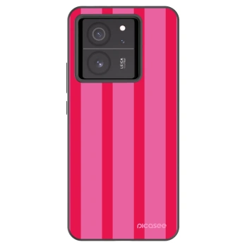 Picasee crna silikonska maskica za Xiaomi 13T - Hot tropic