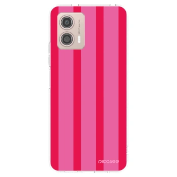 Picasee silikonska prozirna maskica za Motorola Moto G53 5G - Hot tropic