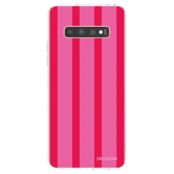 Picasee silikonska prozirna maskica za Samsung Galaxy S10 Plus G975 - Hot tropic