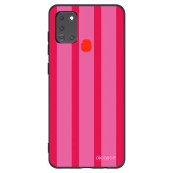 Picasee crna silikonska maskica za Samsung Galaxy A21s - Hot tropic