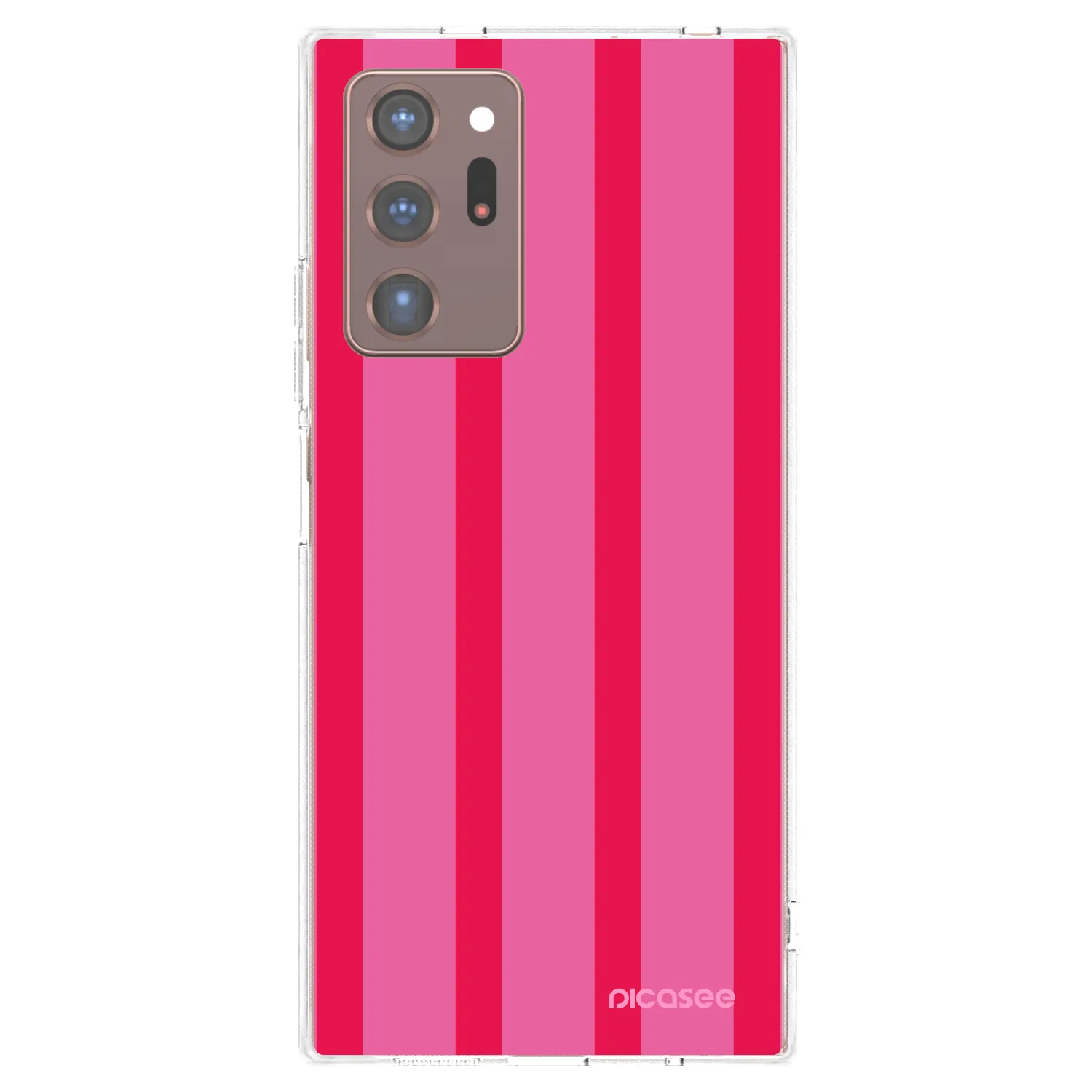 Picasee silikonska prozirna maskica za Samsung Galaxy Note 20 Ultra - Hot tropic