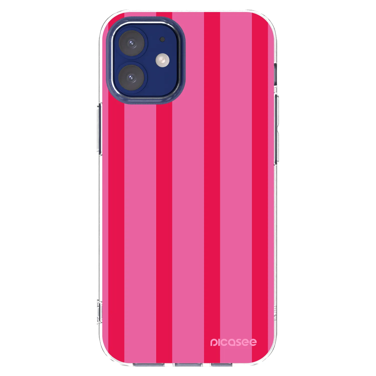 Picasee silikonska prozirna maskica za Apple iPhone 12 mini - Hot tropic