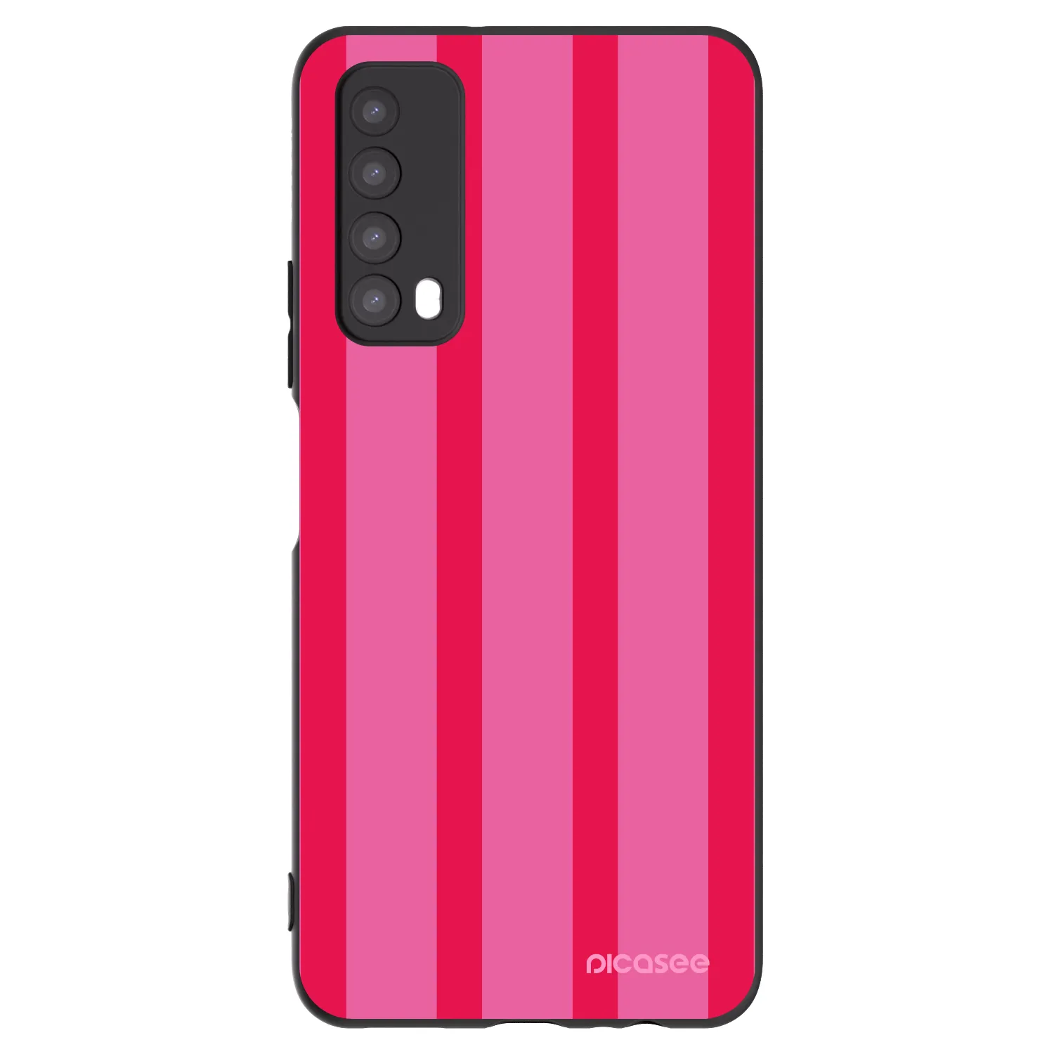 Picasee crna silikonska maskica za Huawei P Smart 2021 - Hot tropic