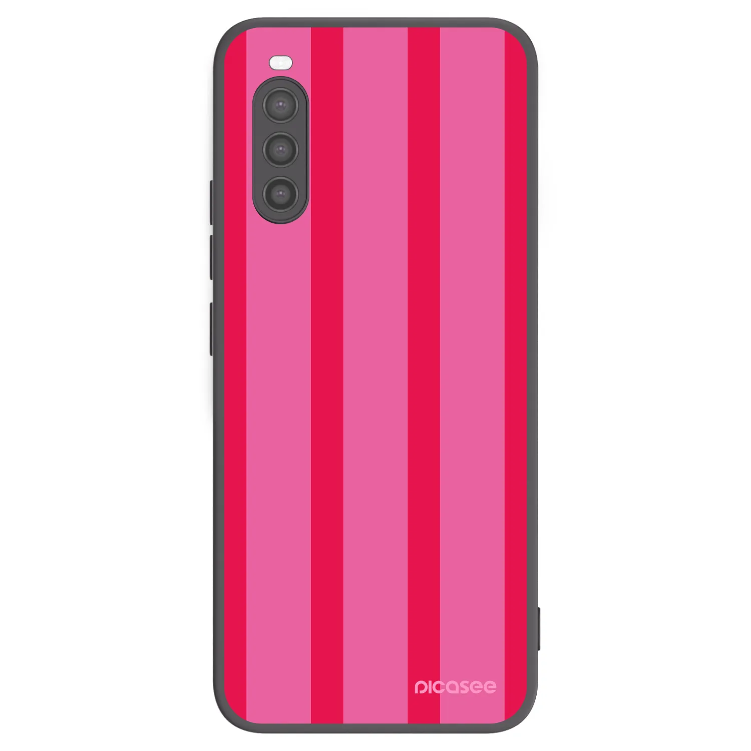 Picasee crna silikonska maskica za Sony Xperia 10 II - Hot tropic