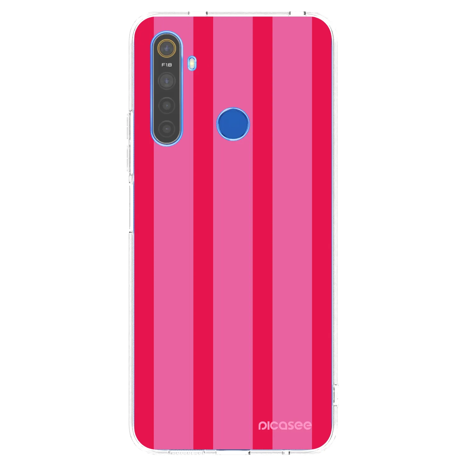 Picasee silikonska prozirna maskica za Realme 5 - Hot tropic