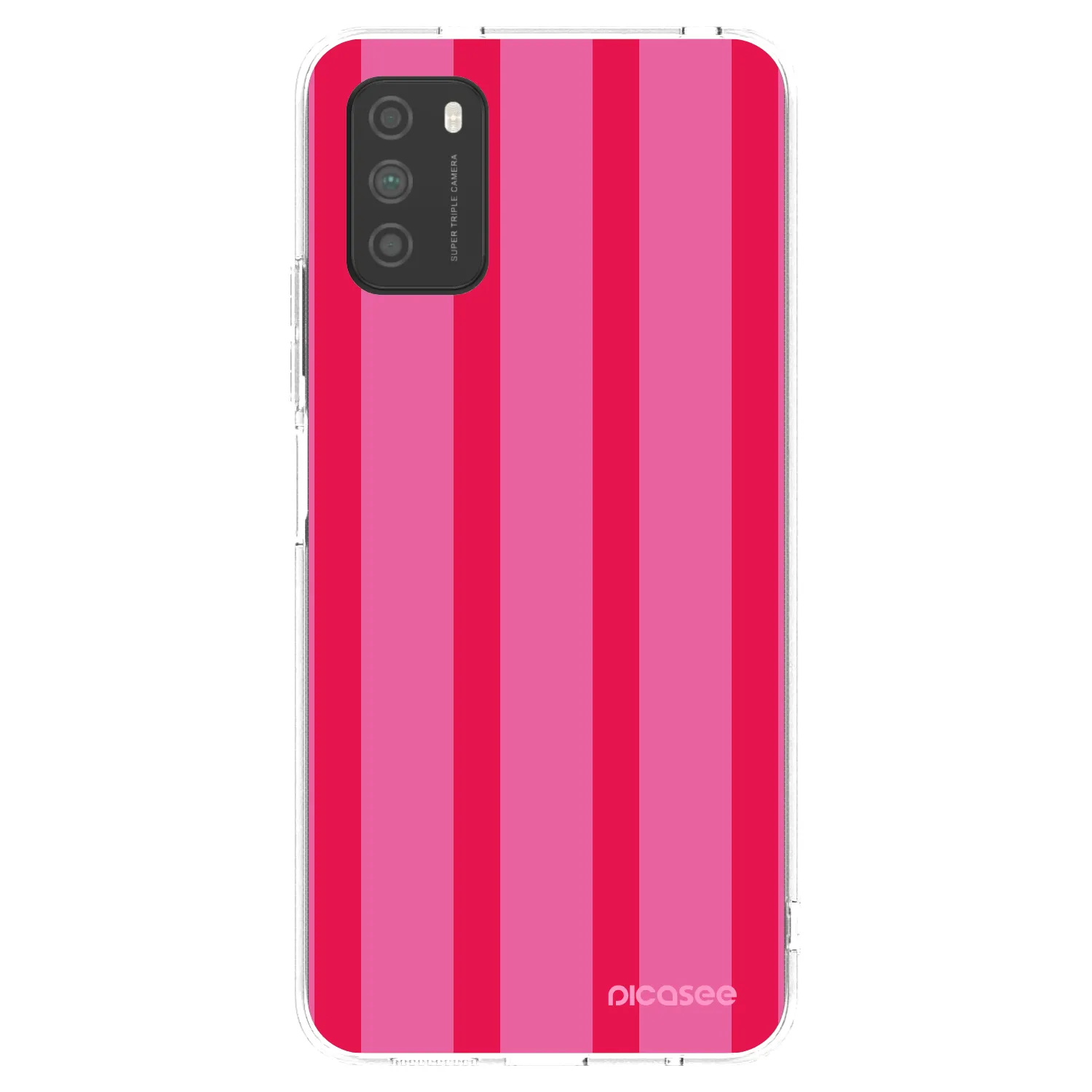 Picasee silikonska prozirna maskica za Xiaomi Poco M3 - Hot tropic