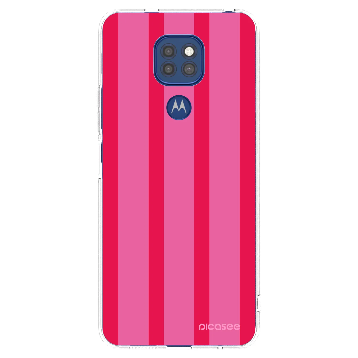 Picasee silikonska prozirna maskica za Motorola Moto G9 Play - Hot tropic