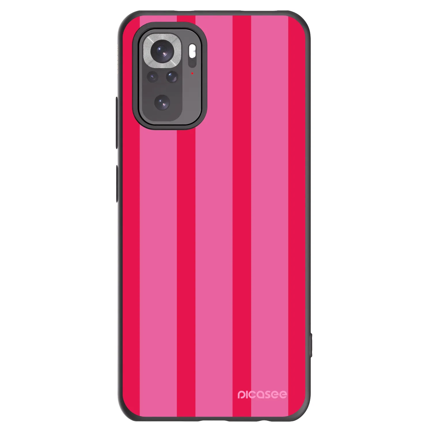 Picasee crna silikonska maskica za Xiaomi Redmi Note 10 - Hot tropic