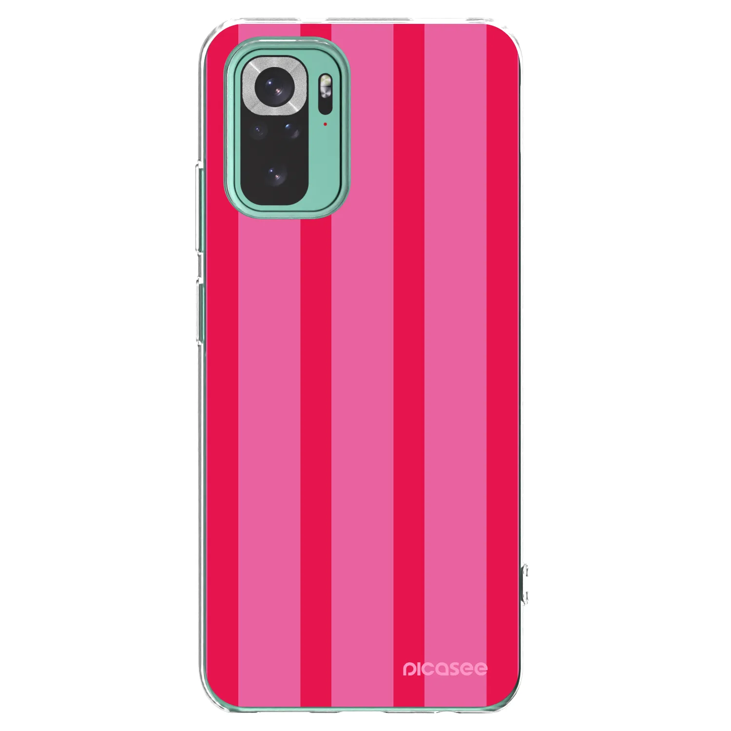 Picasee silikonska prozirna maskica za Xiaomi Redmi Note 10 Pro - Hot tropic