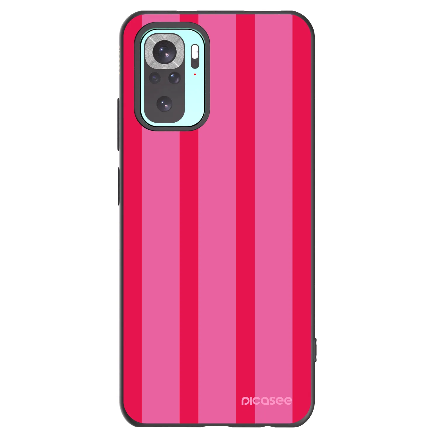 Picasee crna silikonska maskica za Xiaomi Redmi Note 10 Pro - Hot tropic