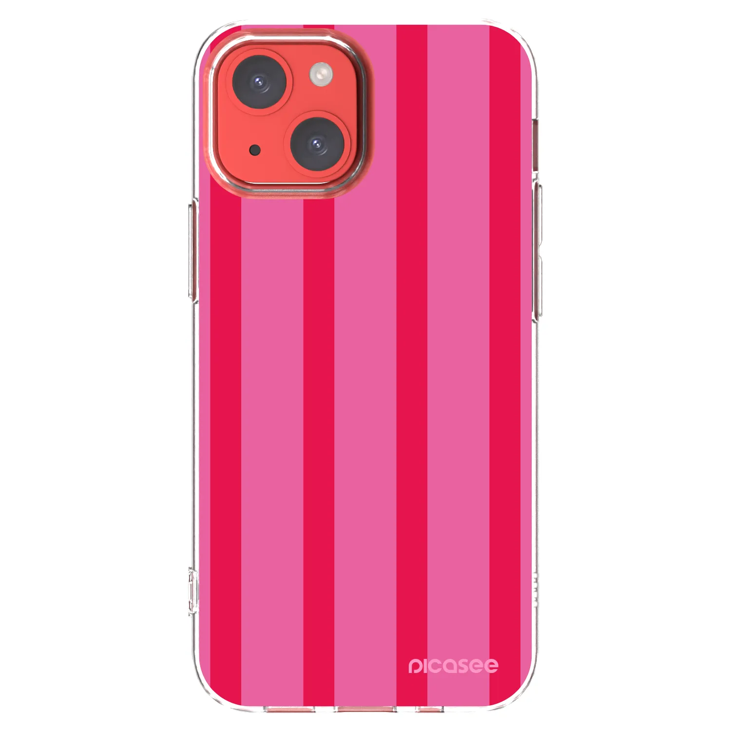 Picasee silikonska prozirna maskica za Apple iPhone 13 mini - Hot tropic